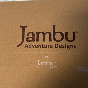 Jambu Black, Faux fur slippers. Never worn. Velcro strap.  Size 8.5.